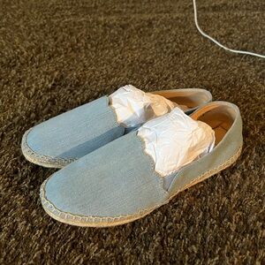 Talbots Sky Blue Espadrille Flats